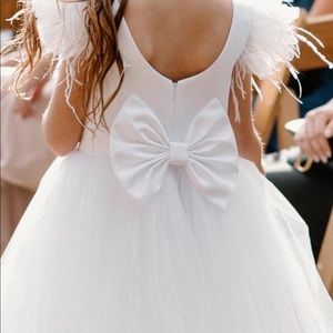 Custom Etsy flower girl dress fits size 8/9